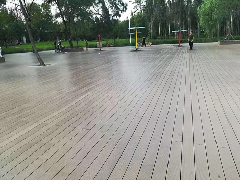 大同塑木地板工程案例