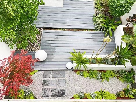 瀘水塑木地板工程案例