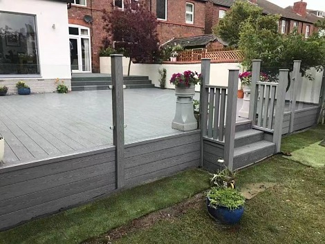 瀘水塑木地板工程案例